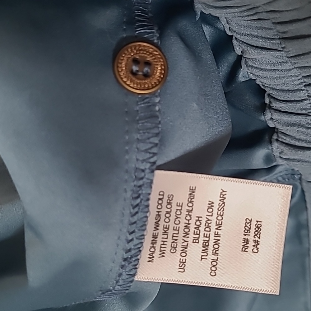 Alfred Dunner Blue Faux Suede Zip-Up Blazer Jacket, 18W, EUC - Picture 6 of 9